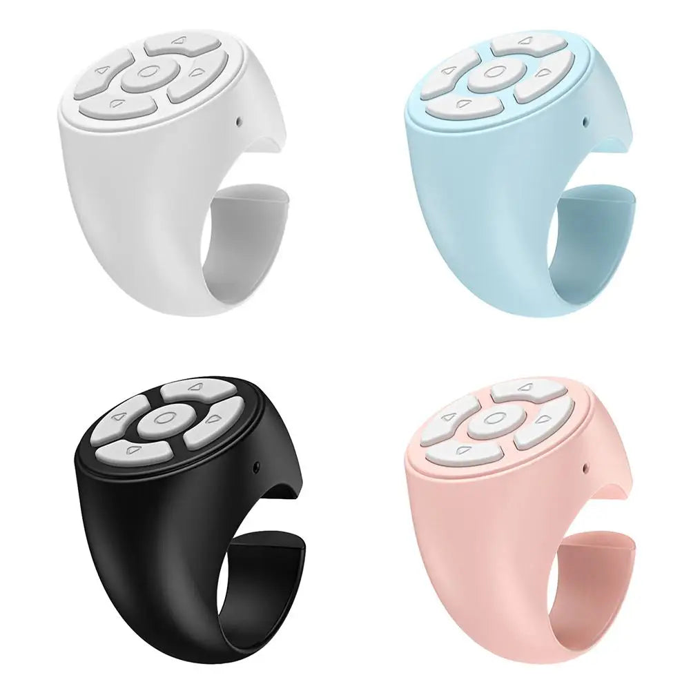 Bluetooth Ring Remote – Wireless Finger Shutter & Page Turner