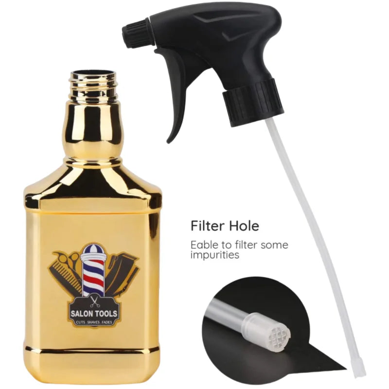 Refillable Bottle Watering Can Salon Cleaning Spray Bottle Hairdressing Sprayer Fine Mist Spray Bottle Oil Head Bottle Spray Peaceful Pleasures Health and Wellness