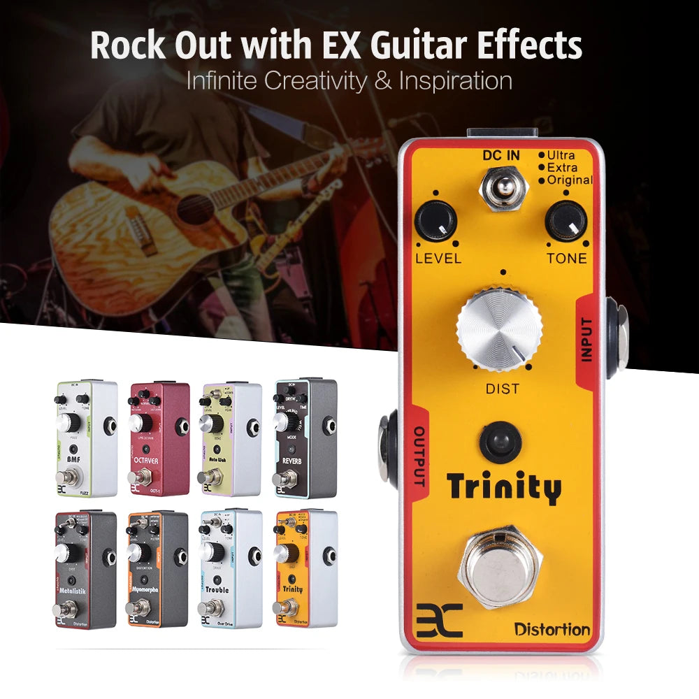 Mini Octave Full Metal Shell True Bypass Guitar Effect Pedals ENO