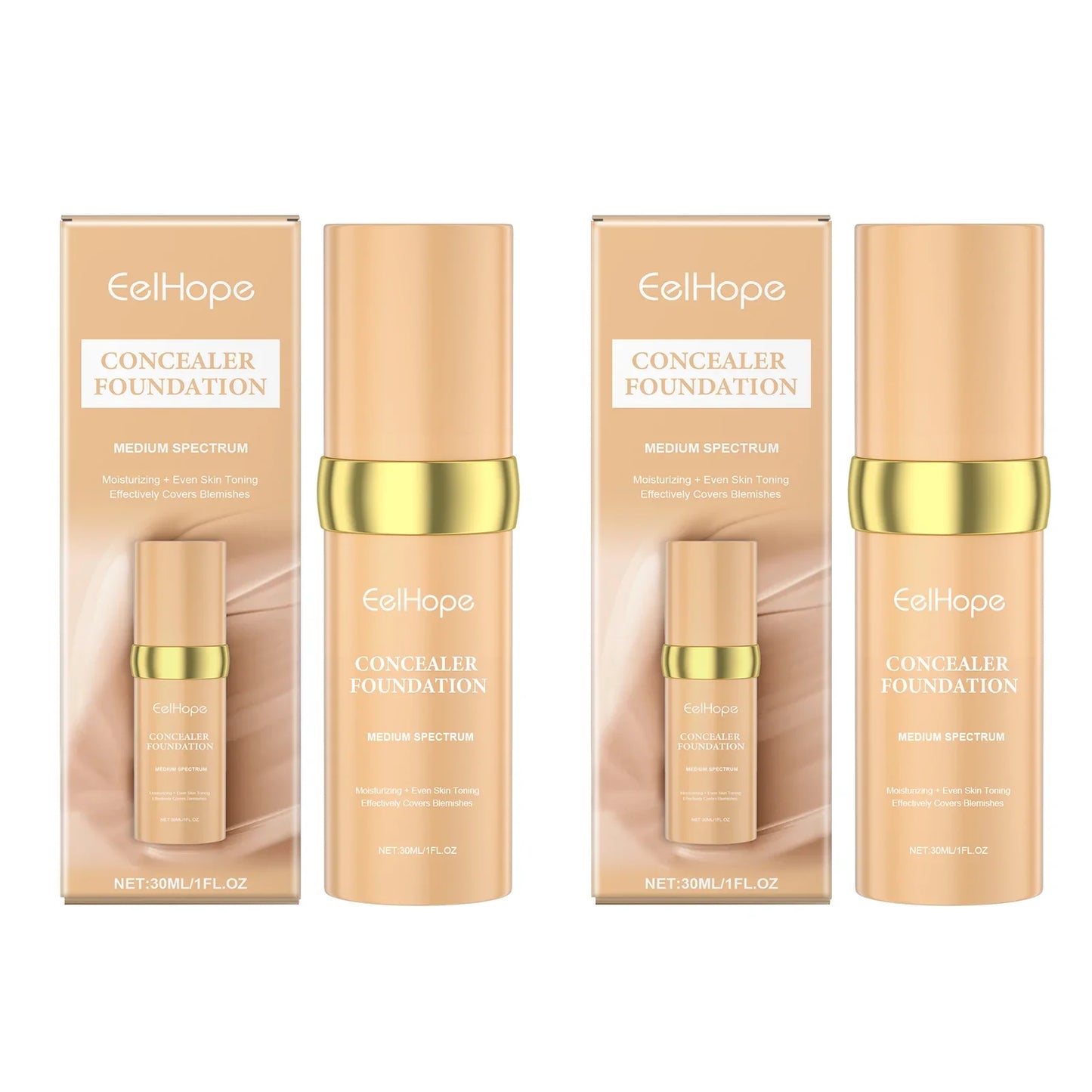 Eelhope Color-Changing Foundation – Hydrating Longwear Concealer