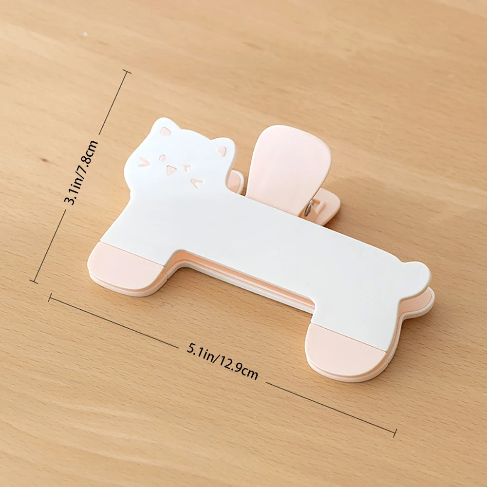 Cute Cat Book Holder Fixed Office Supplies Folder Student Stationery