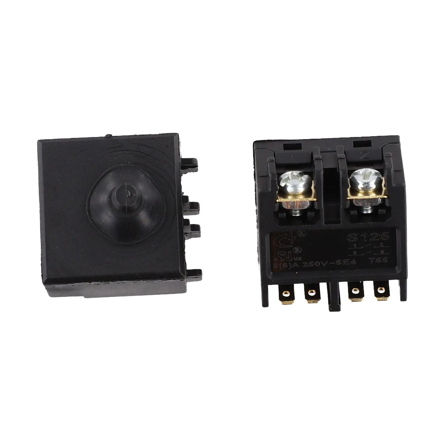 2-Pack Angle Grinder Push Button Switch – 100mm Replacement