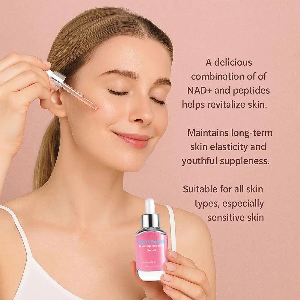 NAD+ Peptide Serum – 5 Ceramides & Vegan Collagen | 30ml
