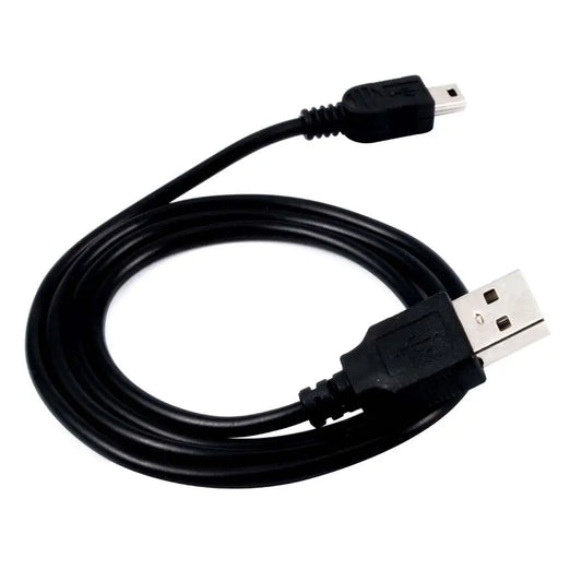 Sync GPS Best for Black Charging Male Mini Cord 2.0 A To 5 Pin B USB Adapter Peaceful Pleasures Health and Wellness black