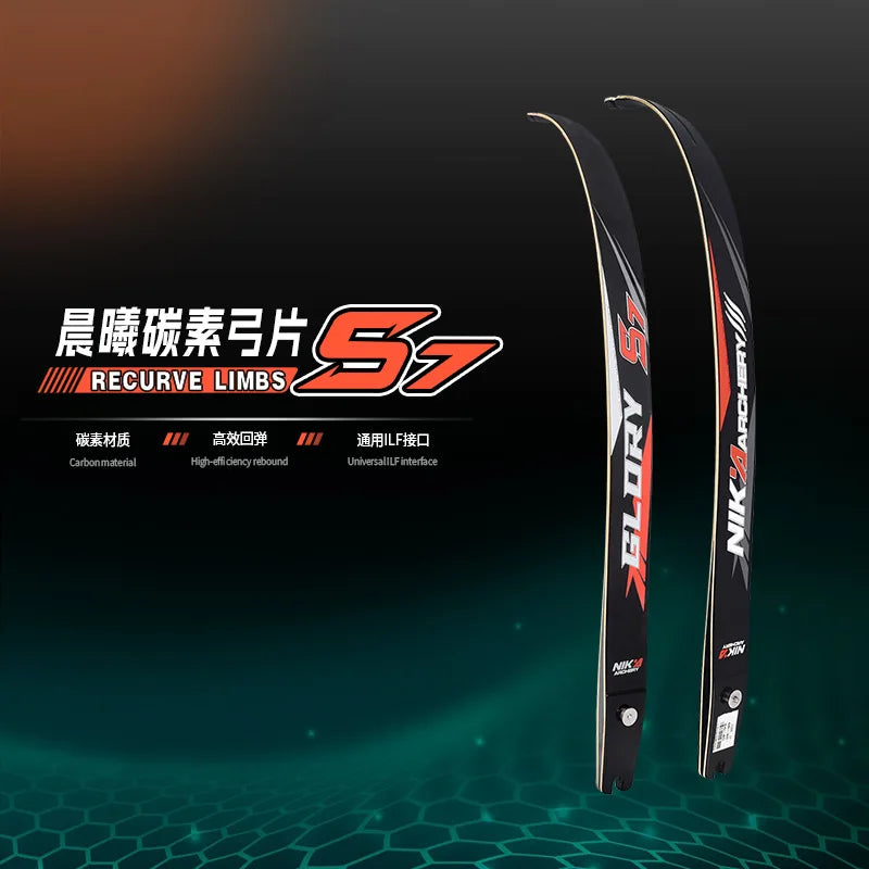 Archery ILF Recurve Bow Limbs C1 C2 S2 S3 S7 N3 Carbon Fiber Limb 68