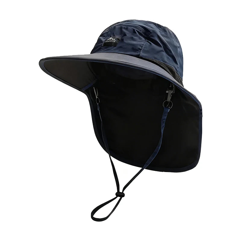 Unisex UV Protection Fisherman Hat | Neck Flap, Quick-Dry