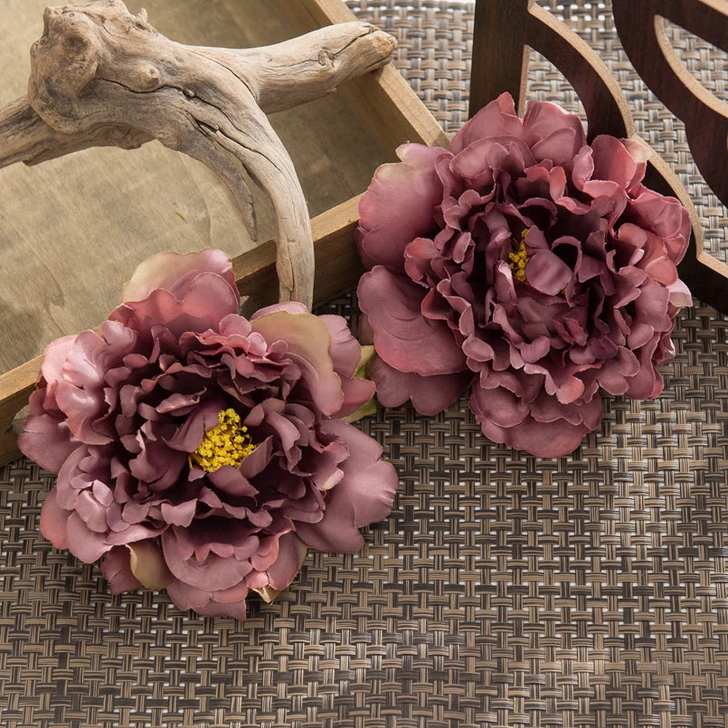 Silk Peony Artificial Flowers 10/20pcs | Wedding & Home Décor