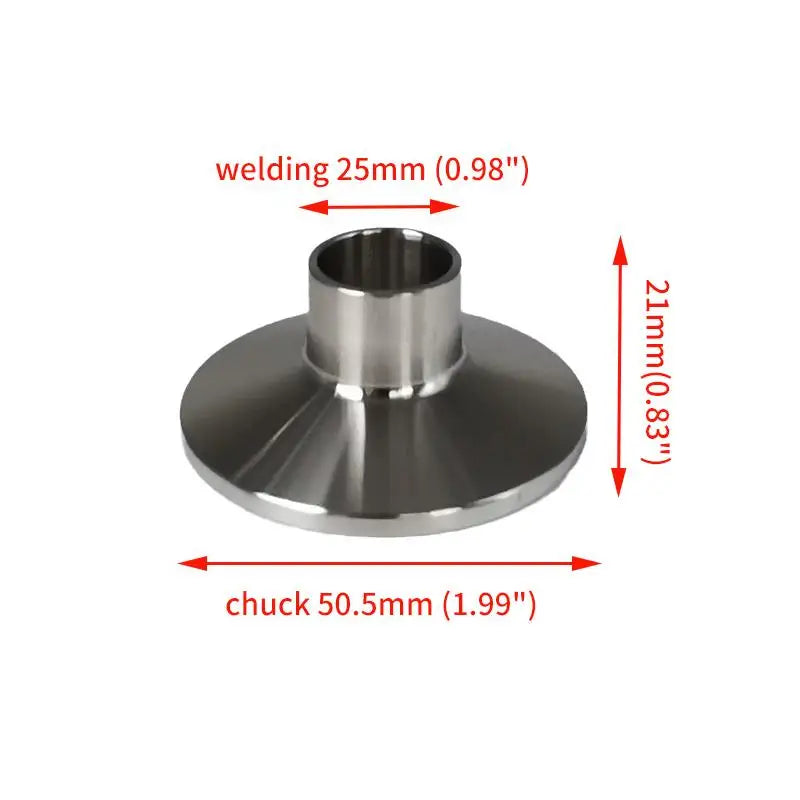 New Welding Pipe Sanitary Fitting Weld Clamp Ferrule Fits Clamp Stainless Steel 304 Peaceful Pleasures Health and Wellness