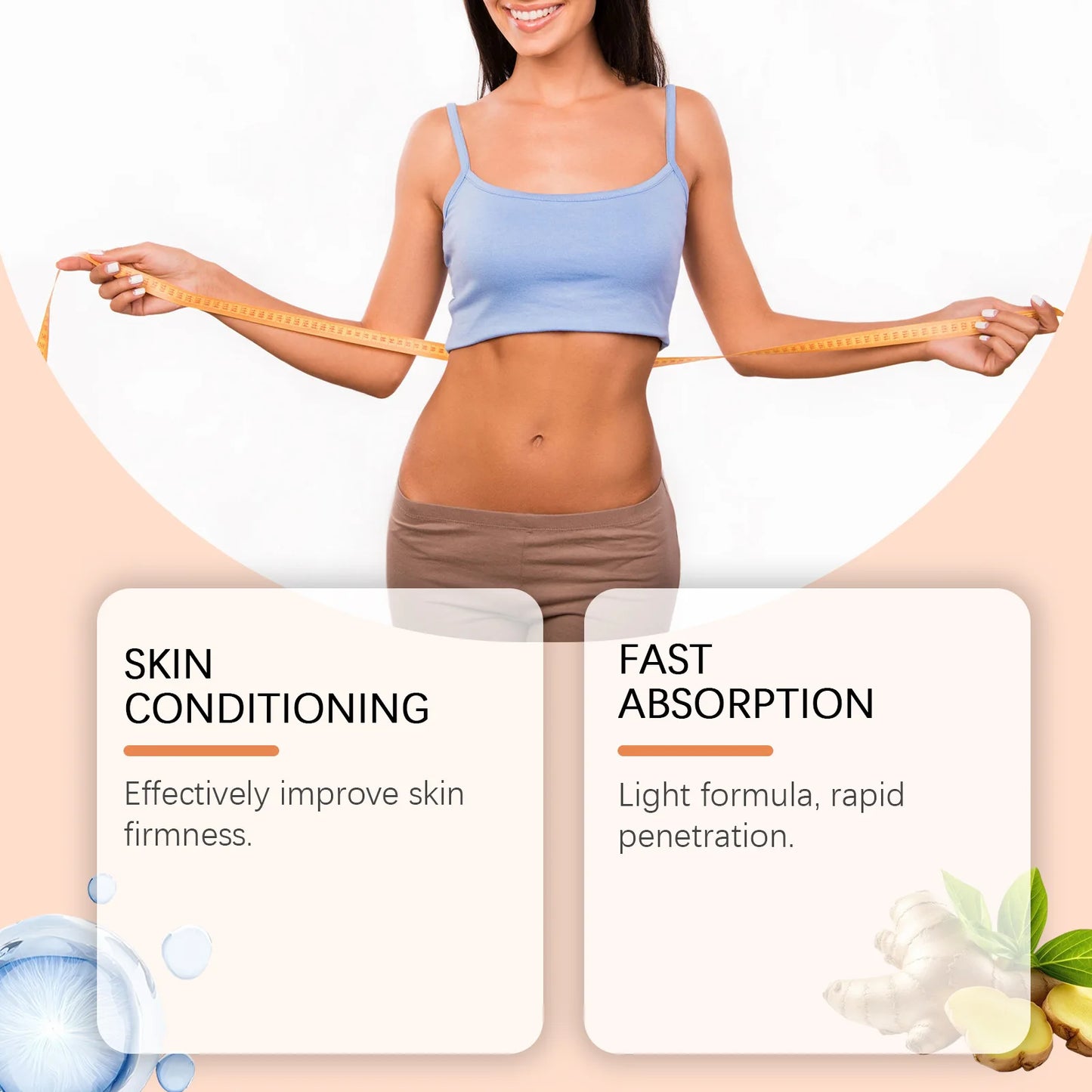 OceAura Ginger Firming Slimming Cream – Fat Burning 100g