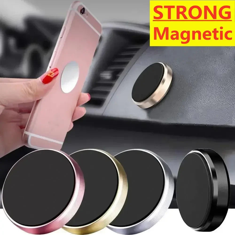 Magnetic Car Phone Holder | Strong Dashboard Mount, Universal Fit