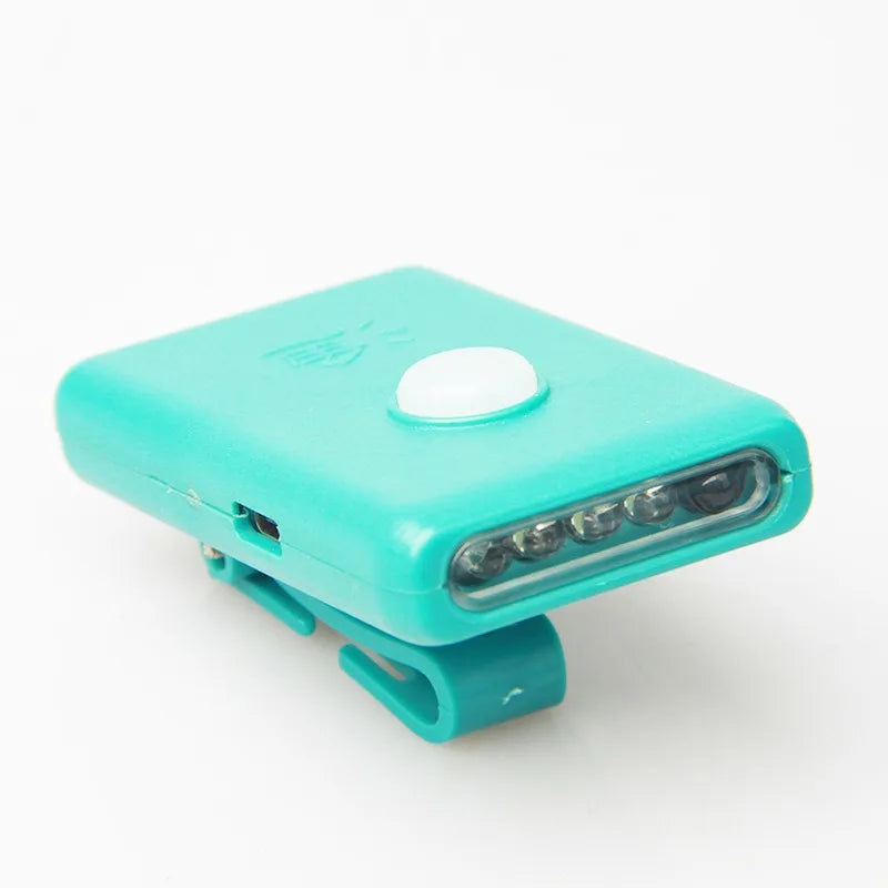 SHINEKNOT LED Hat Brim Clip Light | USB Rechargeable Headlamp