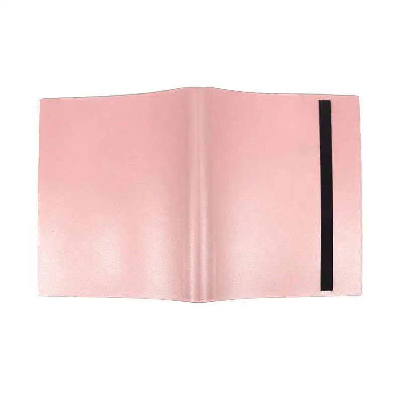 Clear Grid Pocket Album 4/9/12 Slot Organizer for Cards Tickets Portable Mini Photo Book | Multipurpose Storage for Collectibles Peaceful Pleasures Health and Wellness 9 grid pink