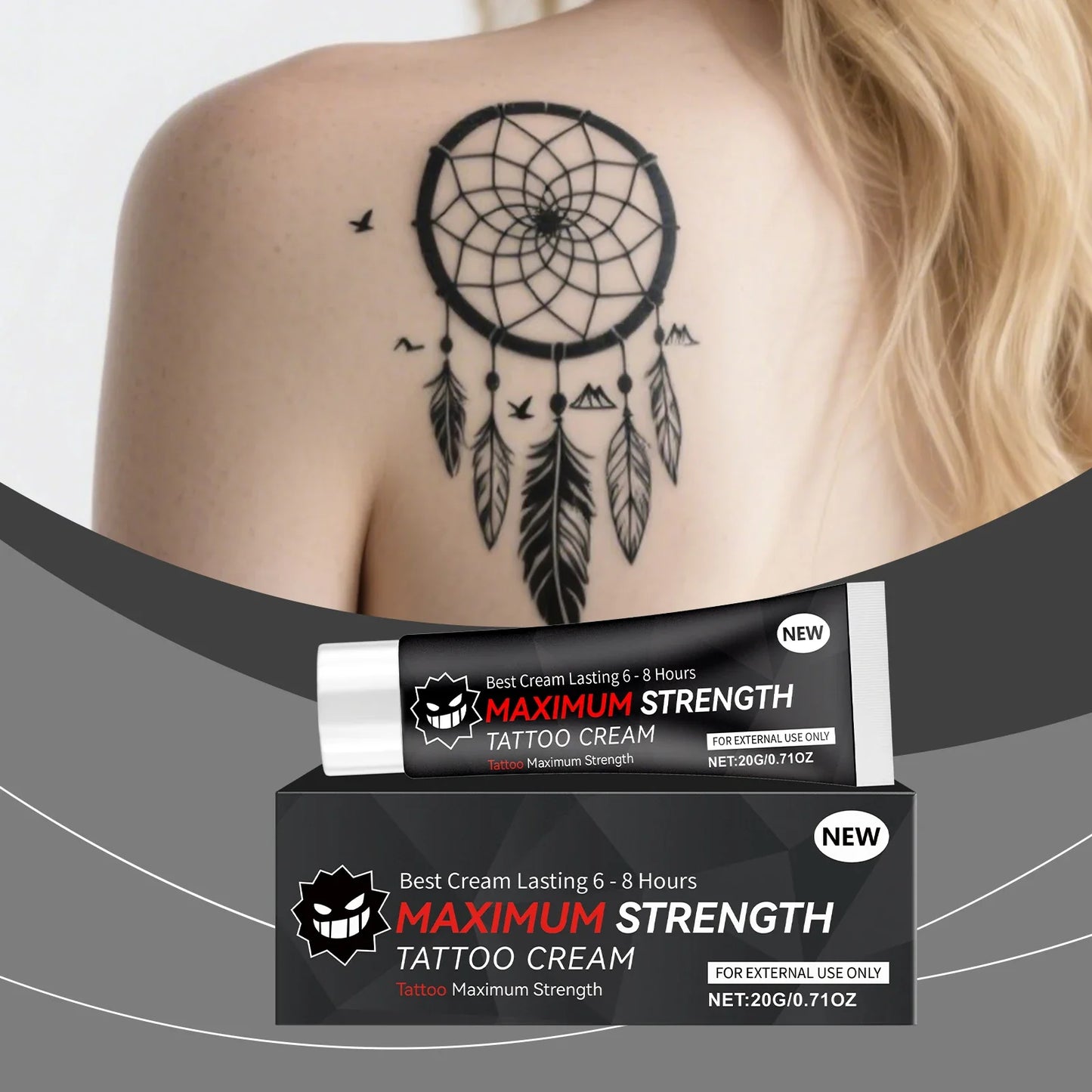 Tattoo Aftercare Cream – Color Preservation & Nourishing 20/40/60g