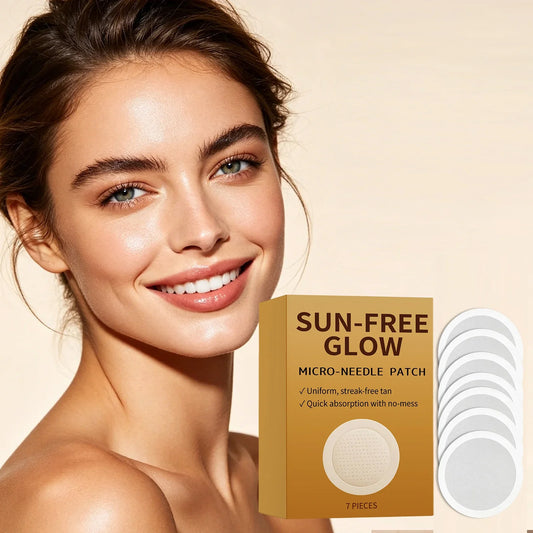 Micro-Needle Facial Self-Tanning Patch | Streak-Free Sun-Free Glow Facial Self-Tanning Patch Oasis Select