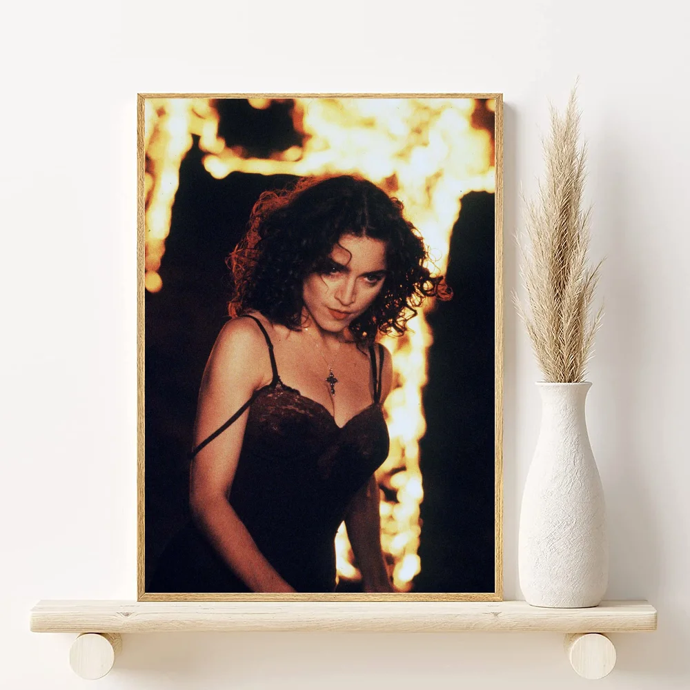 Madonna Bad Girl Retro Print Poster HD art sticky wall waterproof home living room bedroom bar aesthetic decoration Peaceful Pleasures Health and Wellness