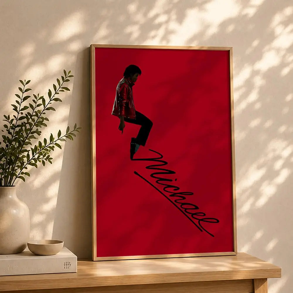 Movie-Michael Poster HD Self Adhesive Waterproof Wall Art Ideal for Home Office Dorm Bedroom Great Gift Peaceful Pleasures Health and Wellness