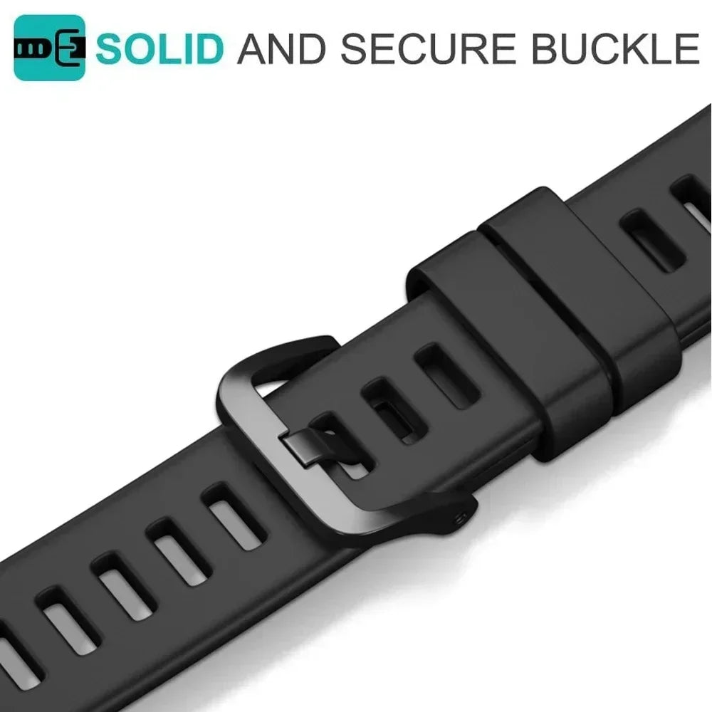 Silicone Sport Strap for Huawei Band 6 / 6 Pro & Honor Band 6 Peaceful Pleasures Health and Wellness