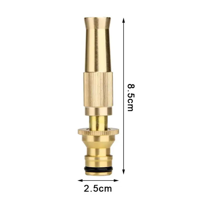 Brass High-Pressure Water Spray Nozzle | Quick Connector