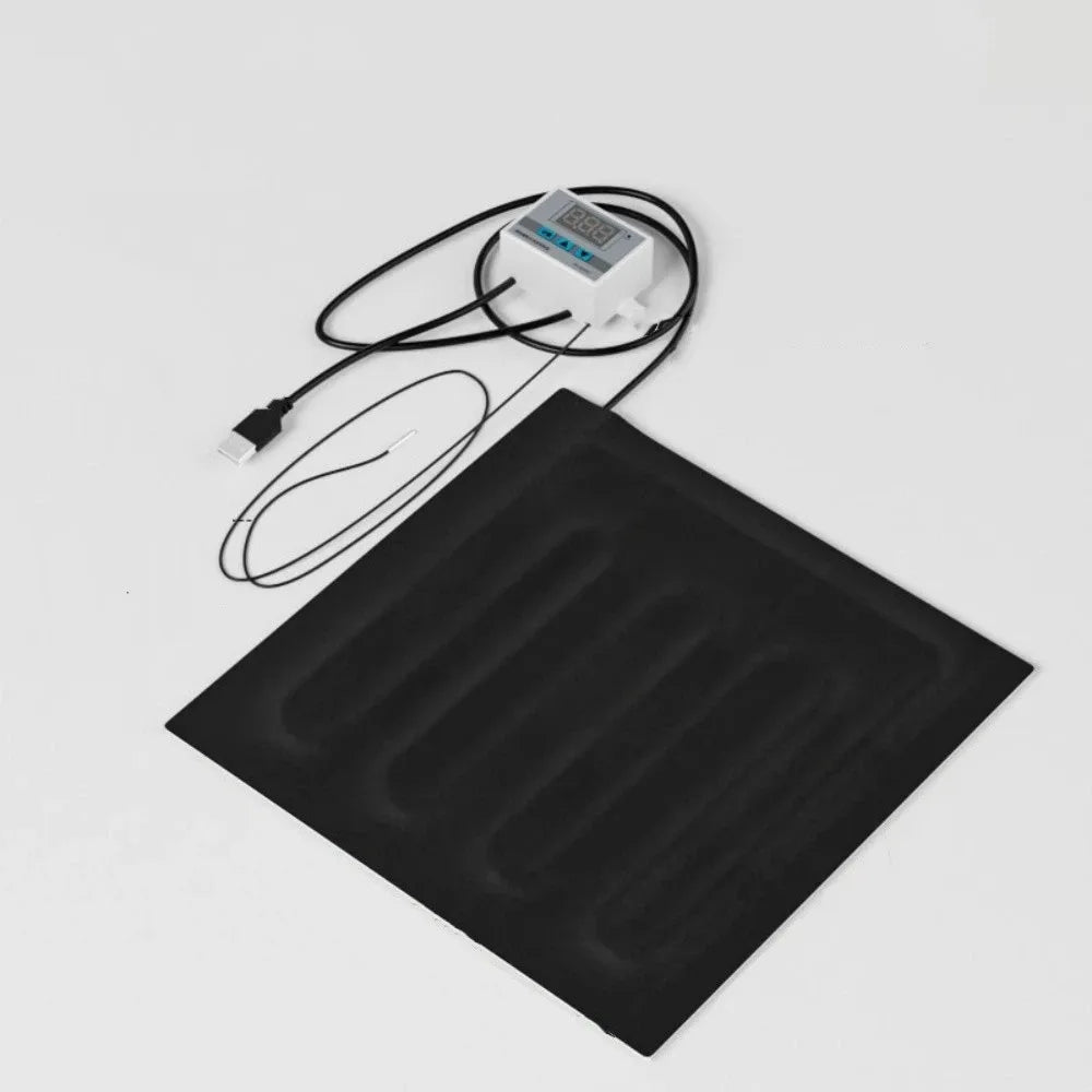 USB Reptile Heating Pad | Waterproof, Thermostat & Timer