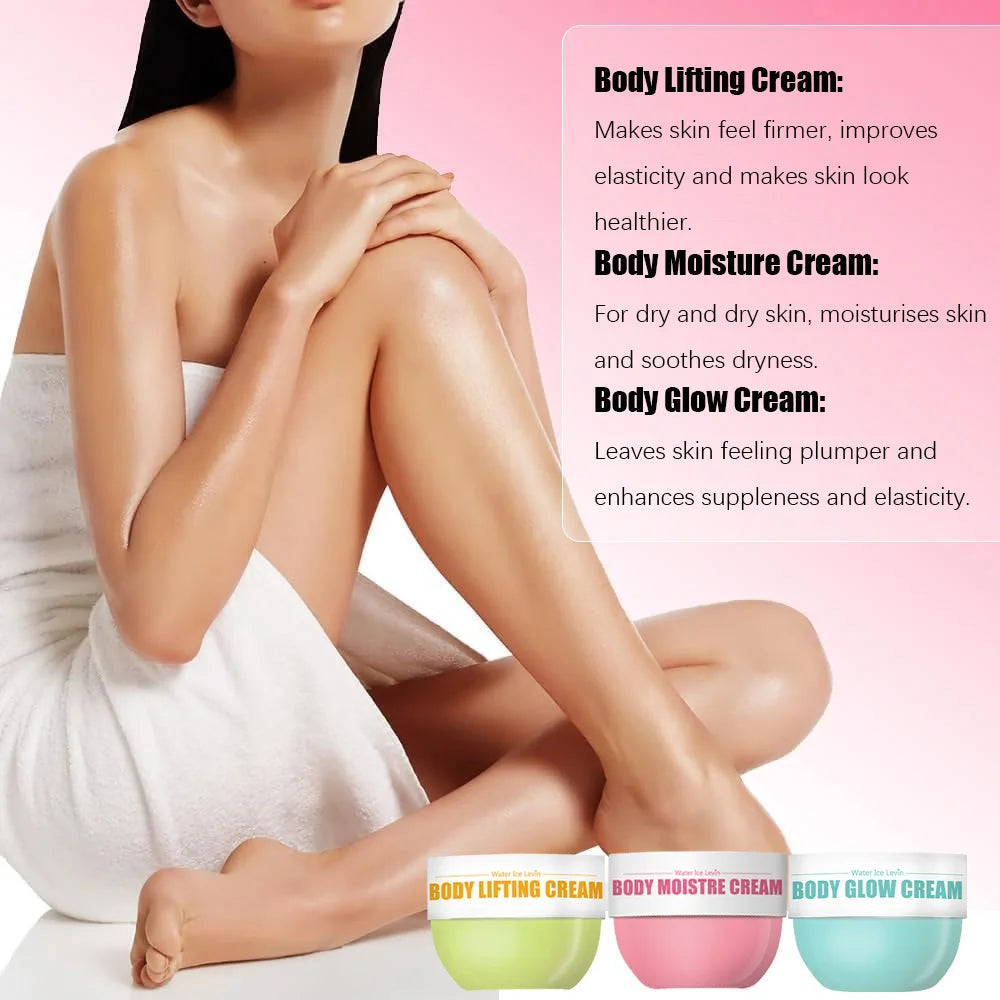 3-Piece Body Firming & Glow Skin Care Cream Set Body Firming Cream Set Peaceful Pleasures Health and Wellness