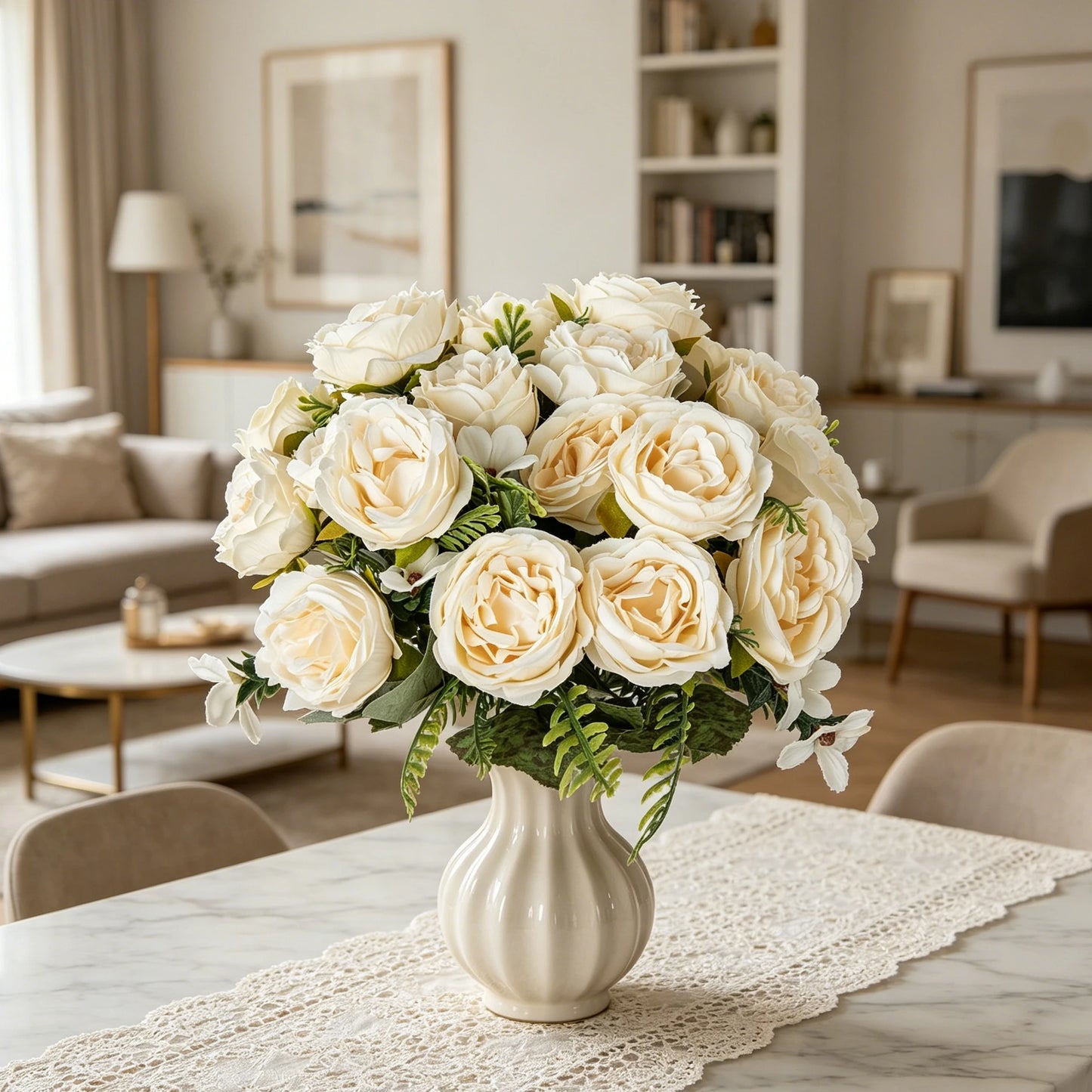 Silk Artificial Hydrangea Rose Bouquet | Wedding & Home Decor