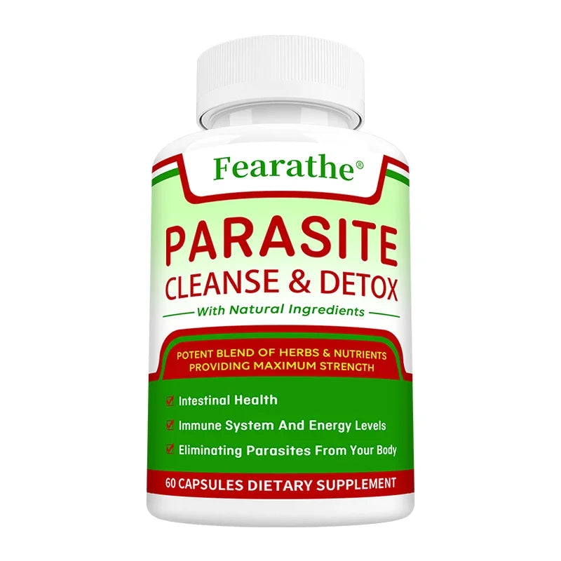 Parasite Cleanse - Bowel Cleansing Supplement, Digestive Health, Immune Health, Parasite Removal, Natural Gut Health Peaceful Pleasures Health and Wellness 60 count-1 bottle