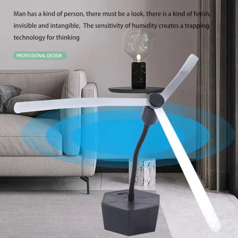 USB Rechargeable Fly Repellent Fan – Silent Food Protection
