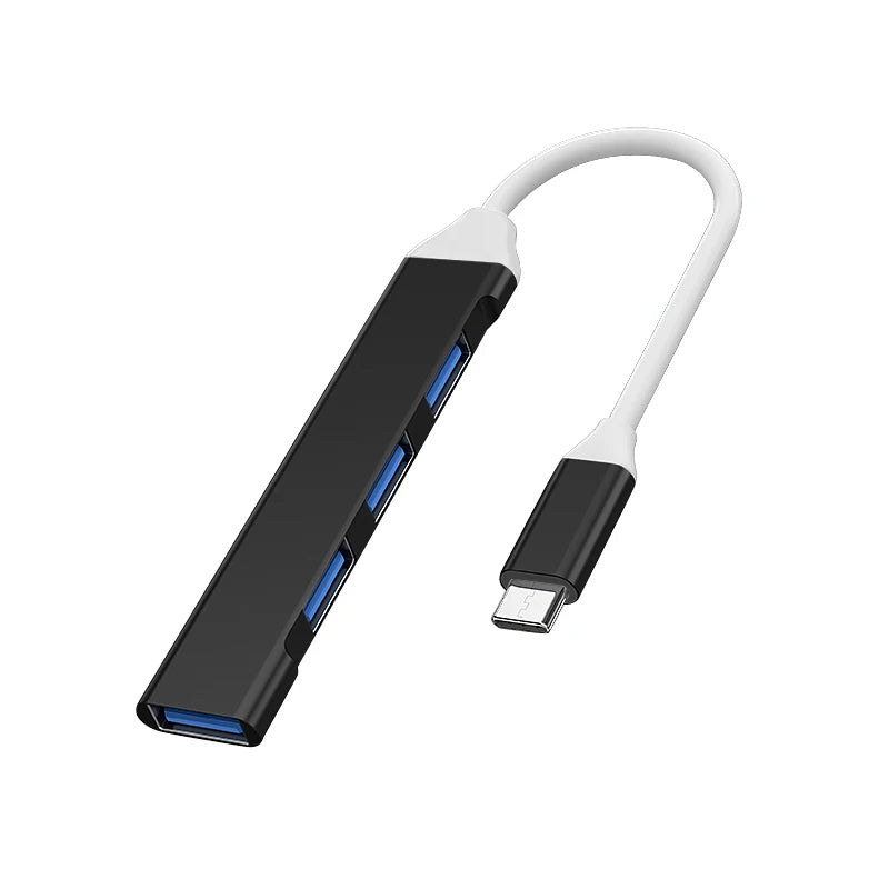 USB 3.0 4-Port Type-C Hub Splitter 5Gbps | PC & MacBook