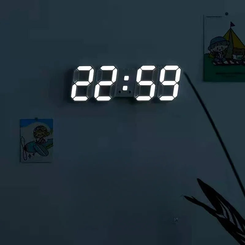 Digital Decoration for Bedroom Desk Watches Led Wall Clock Living Room Alarm Modern Home and Decoration Electronic Table Decor Peaceful Pleasures Health and Wellness