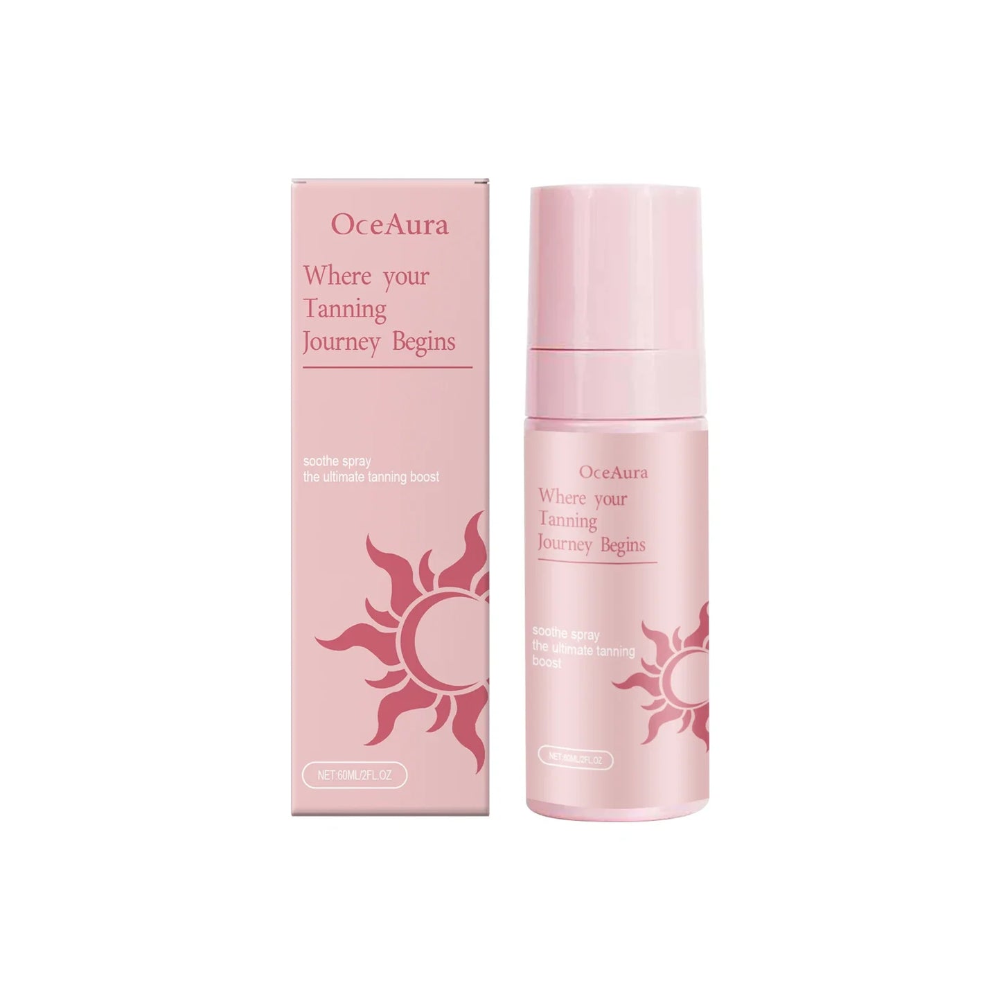 OceAura Self Tanning Spray – Natural Bronze Glow, 60ml