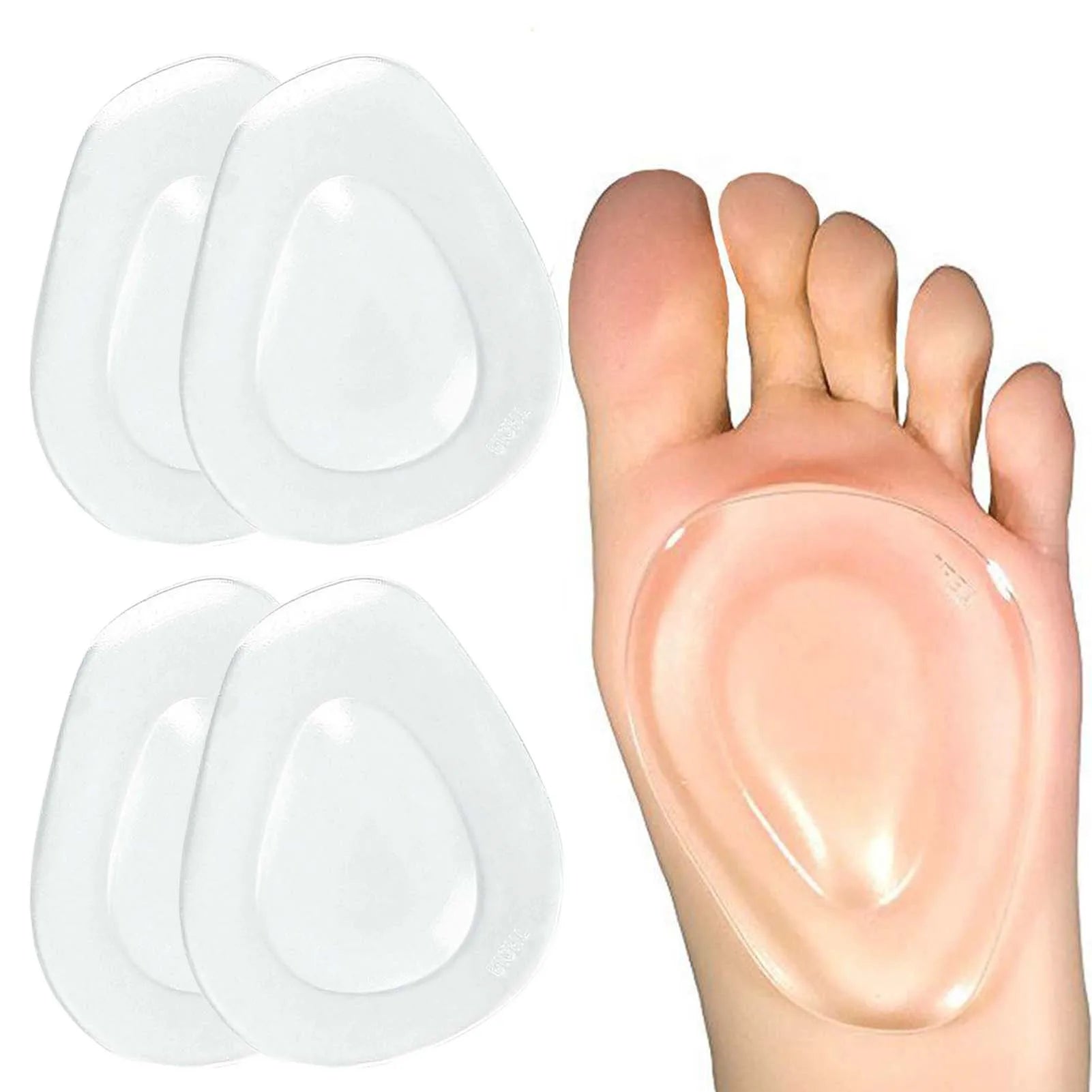 Metatarsal Pads Ball of Foot Cushions Preventing Rubbing Soft Gel Forefoot Pads for Foot Pain Relief Bunion Peaceful Pleasures Health and Wellness