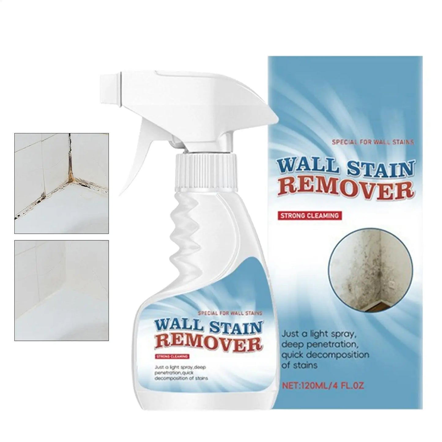 Mould Removal Spray – Bathroom & Wall Mildew Cleaner 120/500ml