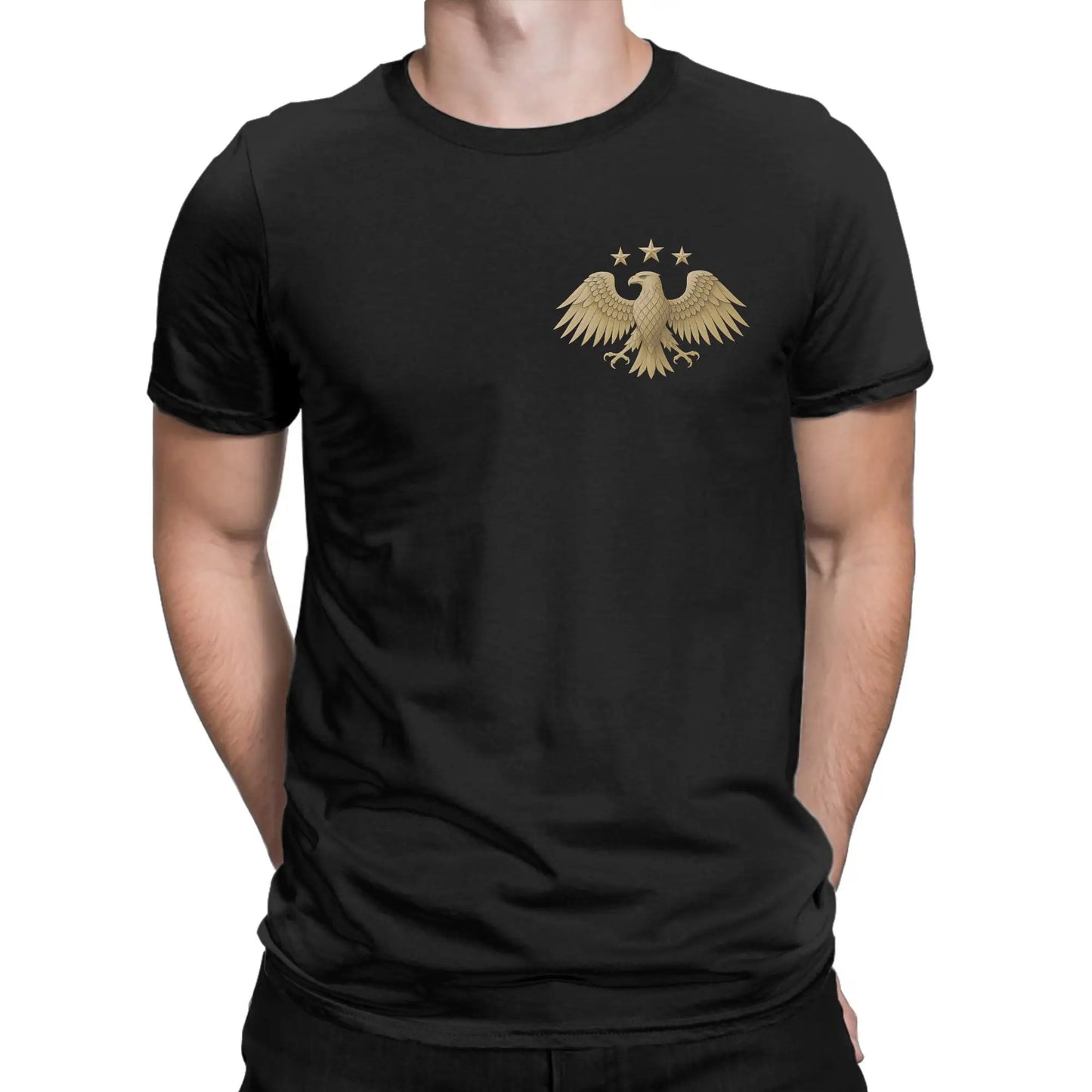 Proud Syrian T Shirt Summer Eagle Syria Novelty T-Shirts Man 100% Cotton Round Neck Oversized Clothes Short Sleeves Funny Tops Peaceful Pleasures Health and Wellness