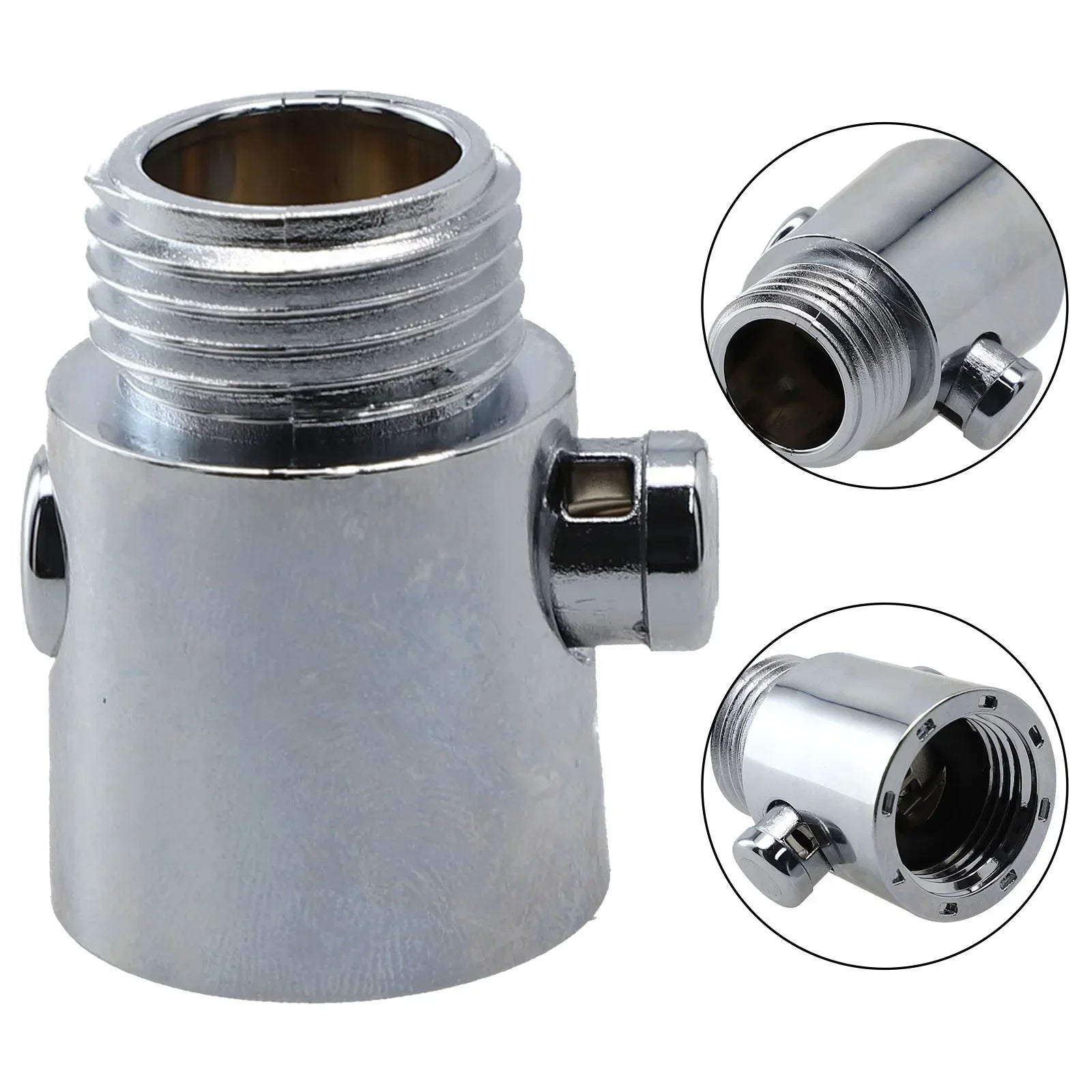 One-Button Shower Head Pause Valve | Water-Saving Stop Switch Shower Pause Valve Peaceful Pleasures Health and Wellness