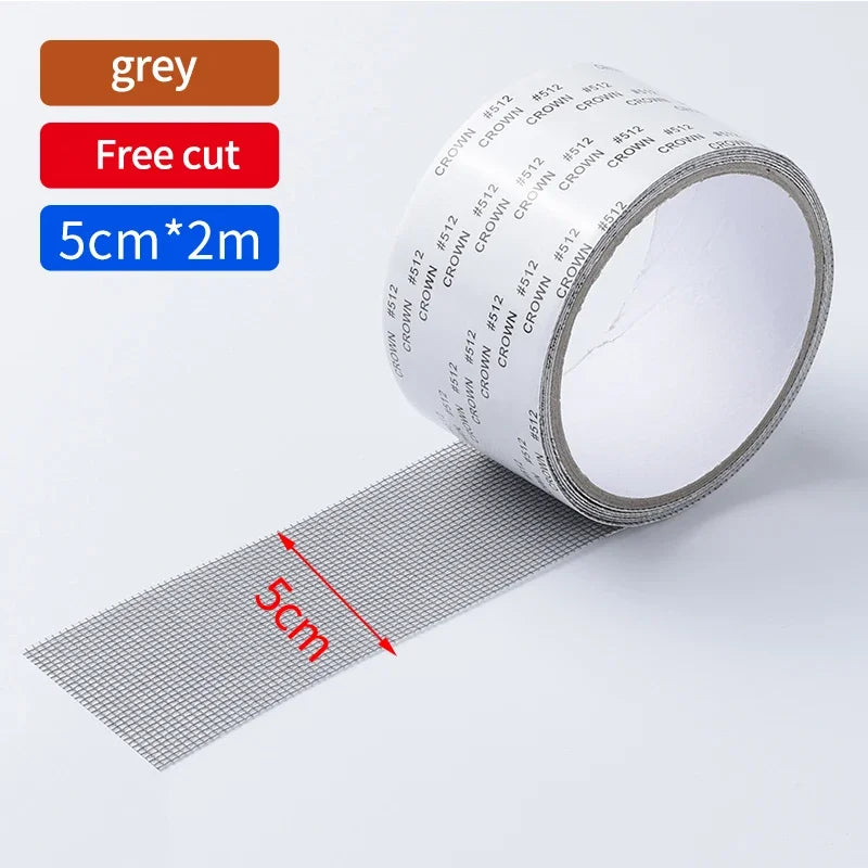 2M Self-Adhesive Window Screen Repair Tape | Mesh Patch Kit