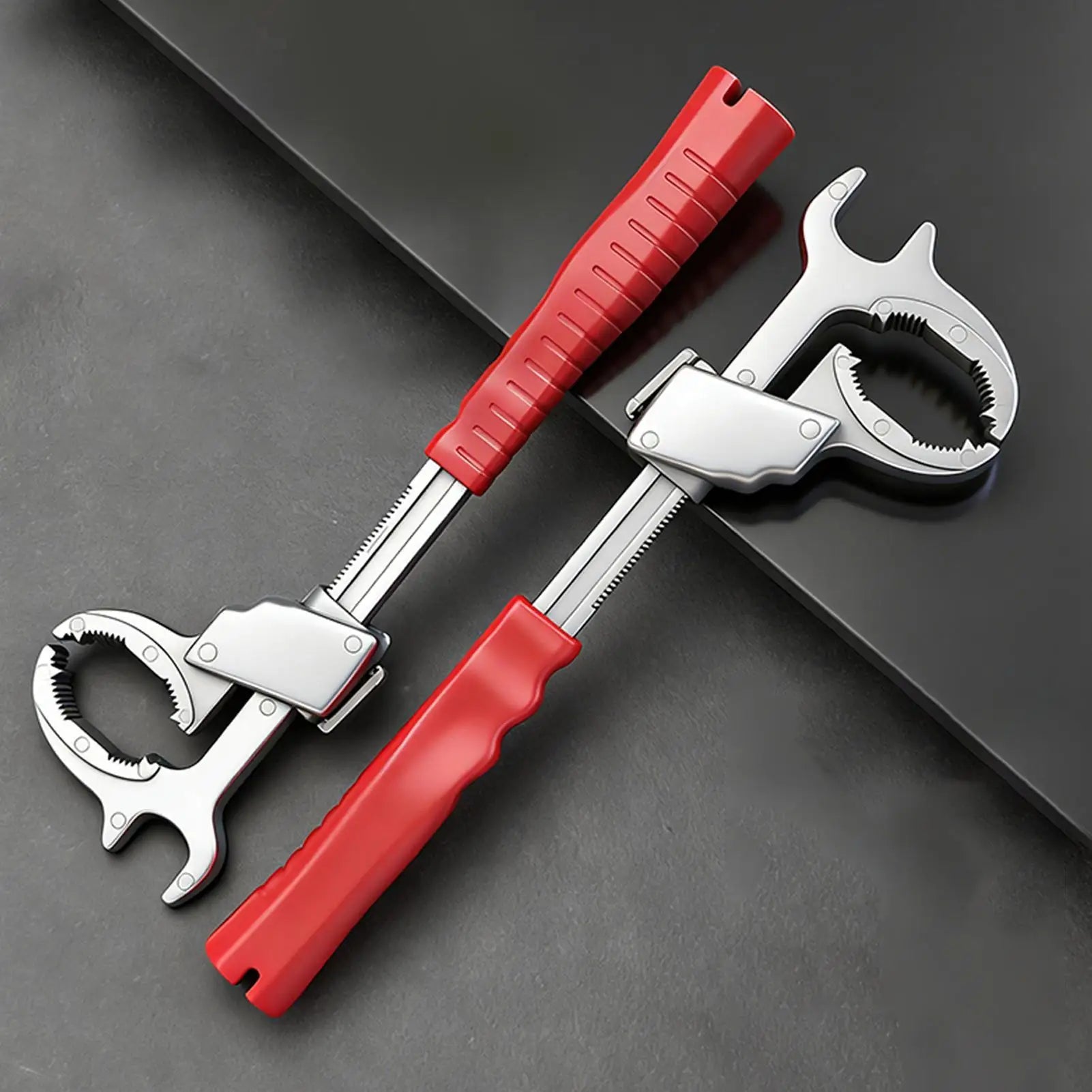C Shaped Self Tightening Wrench 86mm Wide Jaw Opening Self Adjusting Wrench for Fittings Nuts Fixtures Under Skin Bathroom Peaceful Pleasures Health and Wellness