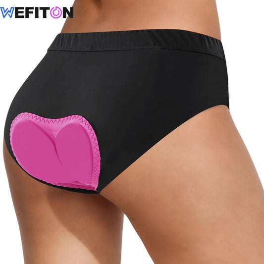 Women's 4D Padded Bike Underwear High Quality Comfortable Cycling Bicycle Shorts Biking Briefs Biker Cycle Undershorts for Women Peaceful Pleasures Health and Wellness