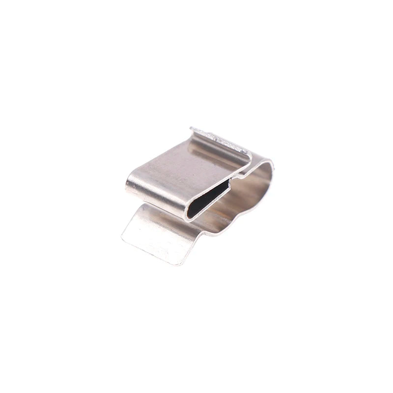 New 50 PCS High Quality Silver Brand New Solar PV Cable Clip Clamp Stainless Steel Wire Clamp Cable Organizer Peaceful Pleasures Health and Wellness Default Title