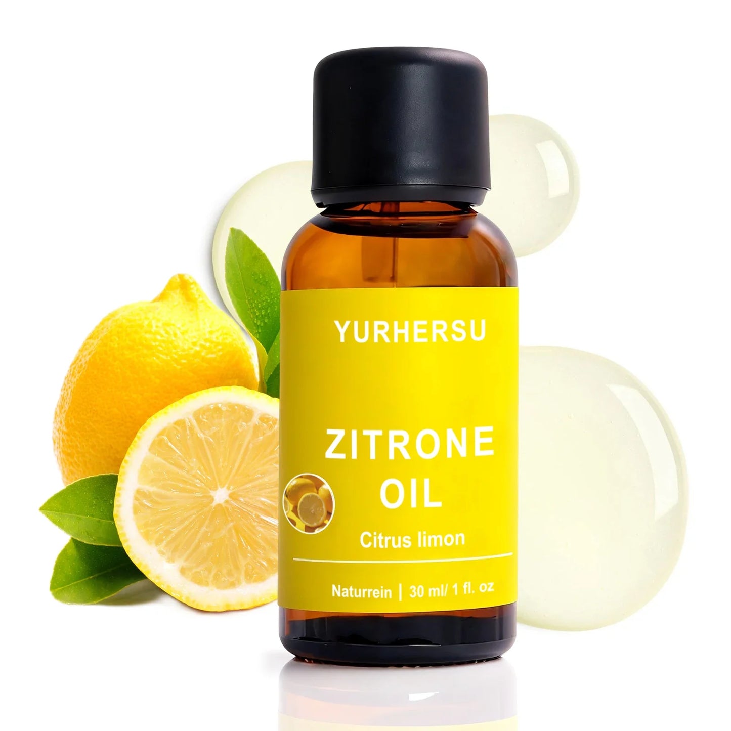 YURHERSU Pure Lemon Essential Oil 30ml – Brightening Skin Care