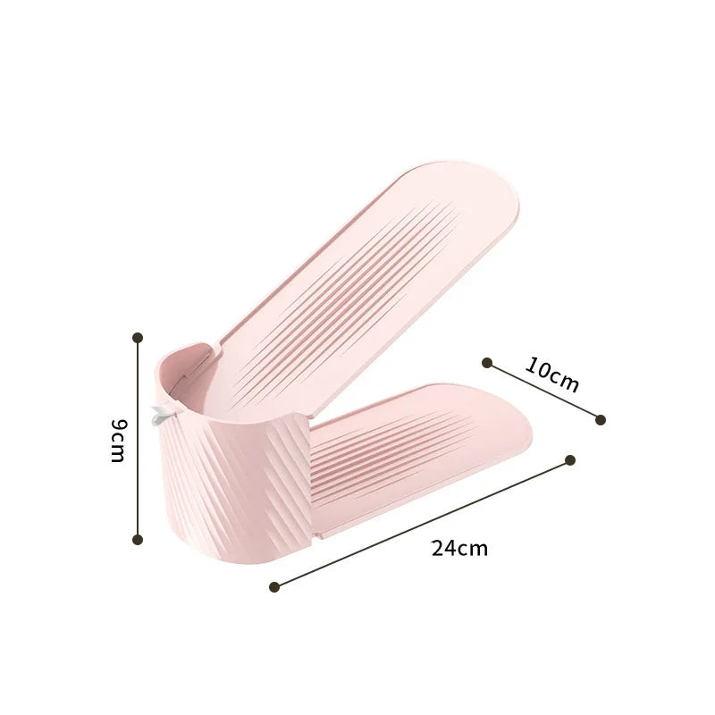 2026 New Integrated Shoe Support Shoe Cabinet Storage Rack Shoe Storage Rack Space-saving Removable Double-layer Adjustable Rack Peaceful Pleasures Health and Wellness China Mainland F