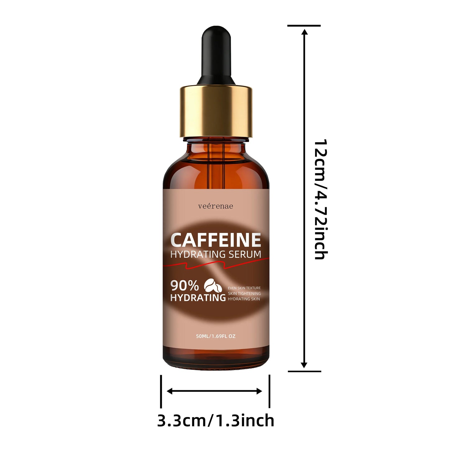 veérenae Caffeine Hydrating Serum 2-Pack | 24H Deep Moisture