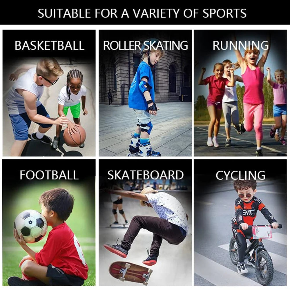 1Pcs Sports Kneepad Honeycomb Kids Child Knee Pads Basketball Gym Knee Protector Braces Support Football Compression Leg Sleeves Peaceful Pleasures Health and Wellness