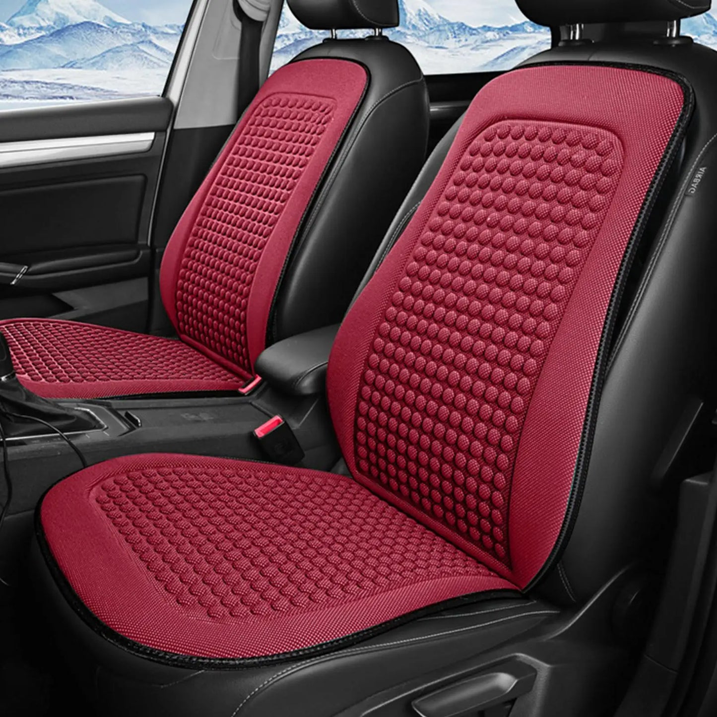 Ice Silk Cooling Car Seat Cover – Breathable Universal Cushion