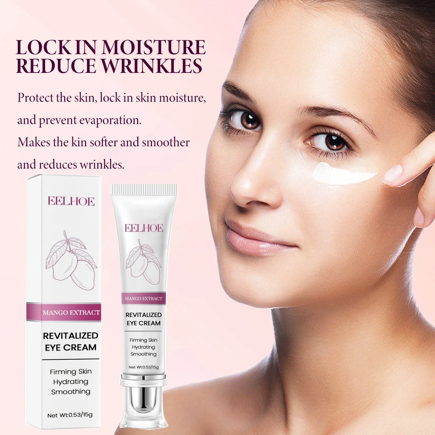 EELHOE Mango Eye Cream – Dark Circles, Puffiness & Wrinkles
