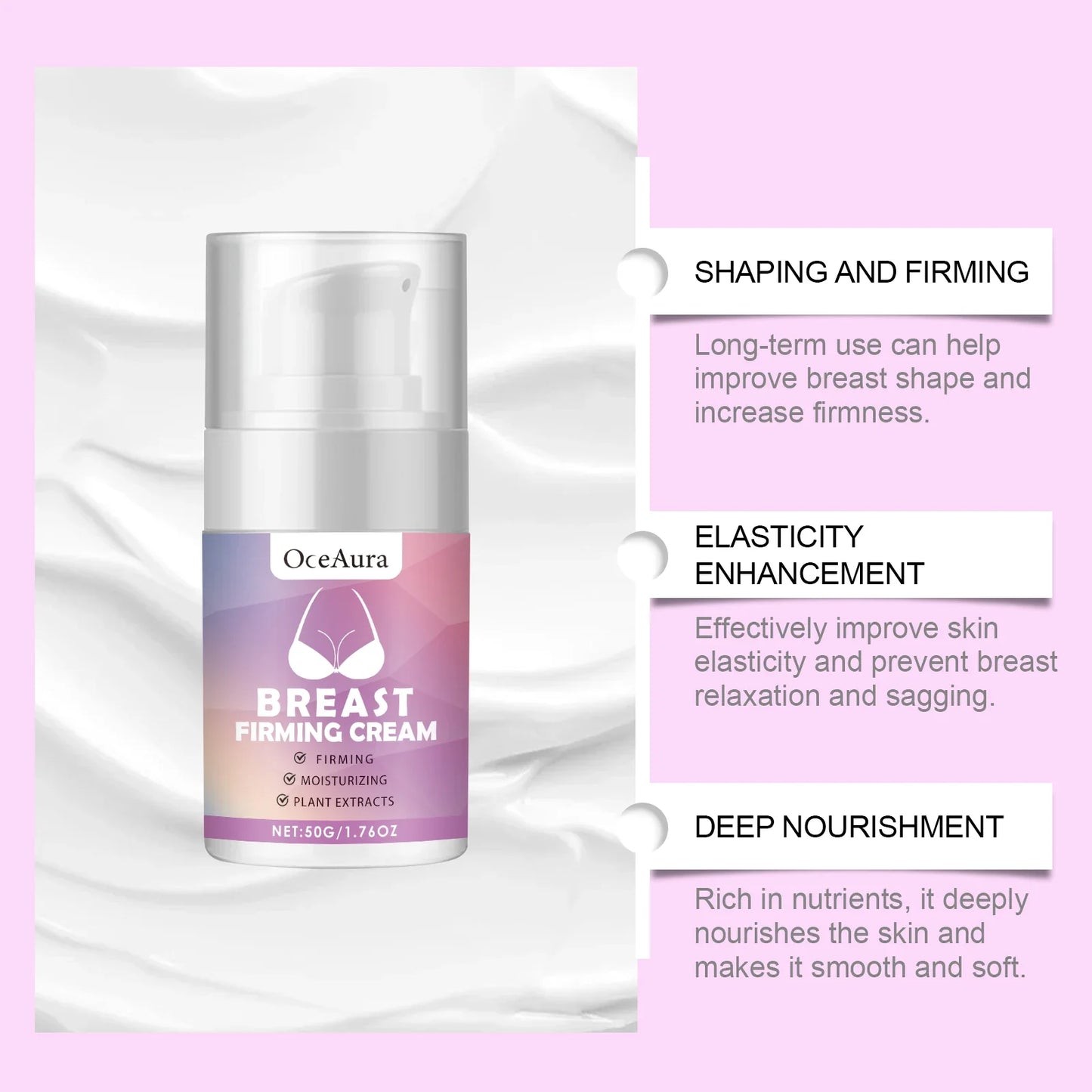 OceAura Breast Firming Cream – Lifting, Moisturizing & Nourishing