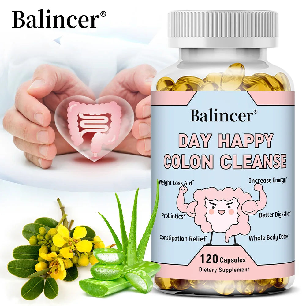 Colon Cleanser Detox Capsules - Gentle Bowel Cleansing, Constipation & Bloating Relief, Digestive Health & Energy Boost Peaceful Pleasures Health and Wellness