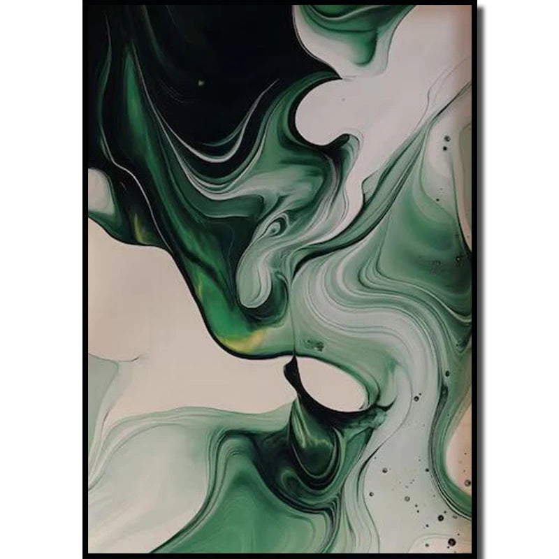 Sage Green Burnt Orange Modern Wall Art Canvas painting , Medieval Modern Wall Art Printed Poster, Home Wall Decoration Gift, Peaceful Pleasures Health and Wellness DD054-10 20x30cm Unframed