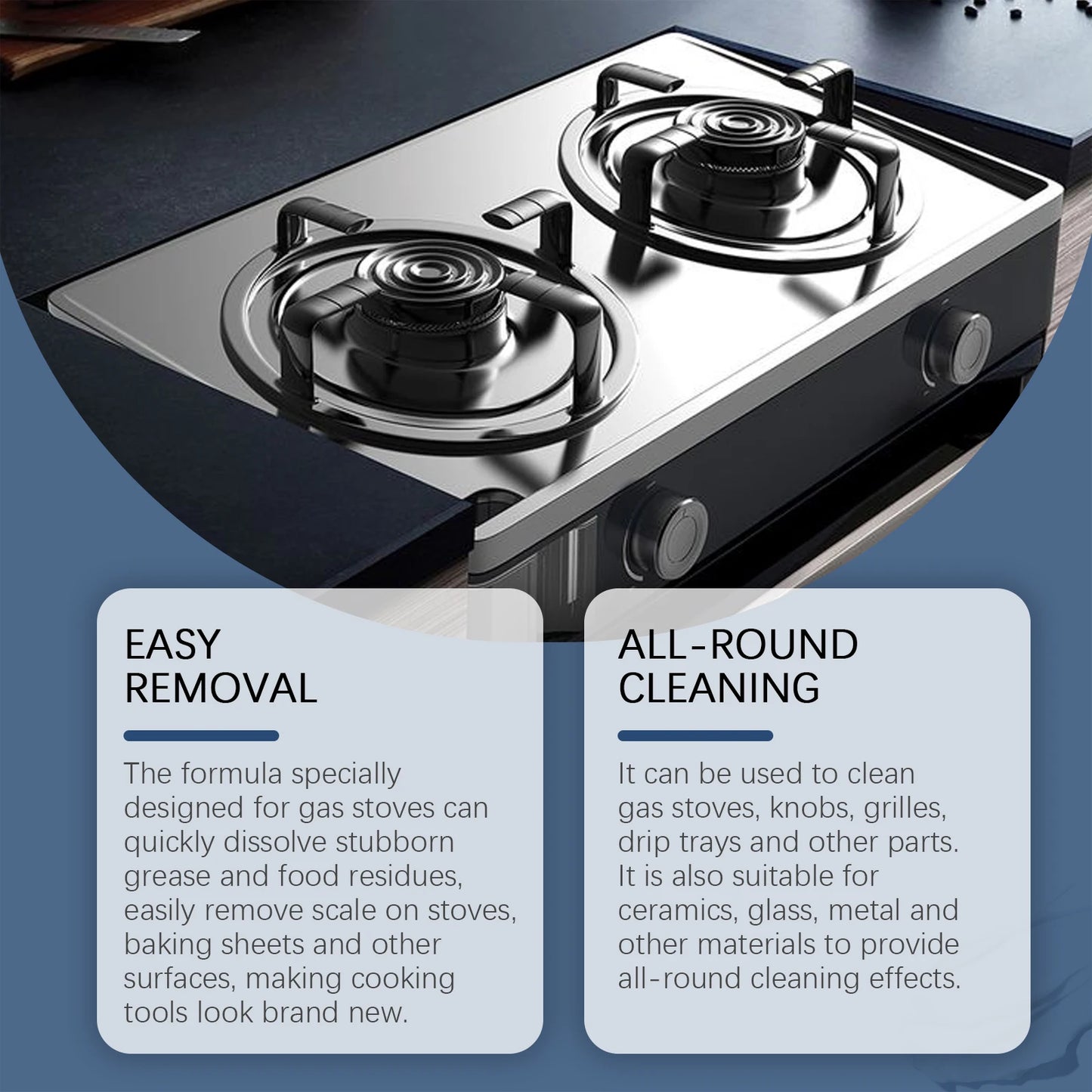 JAKEHOE Gas Stove Cleaner Spray | Heavy-Duty Degreaser