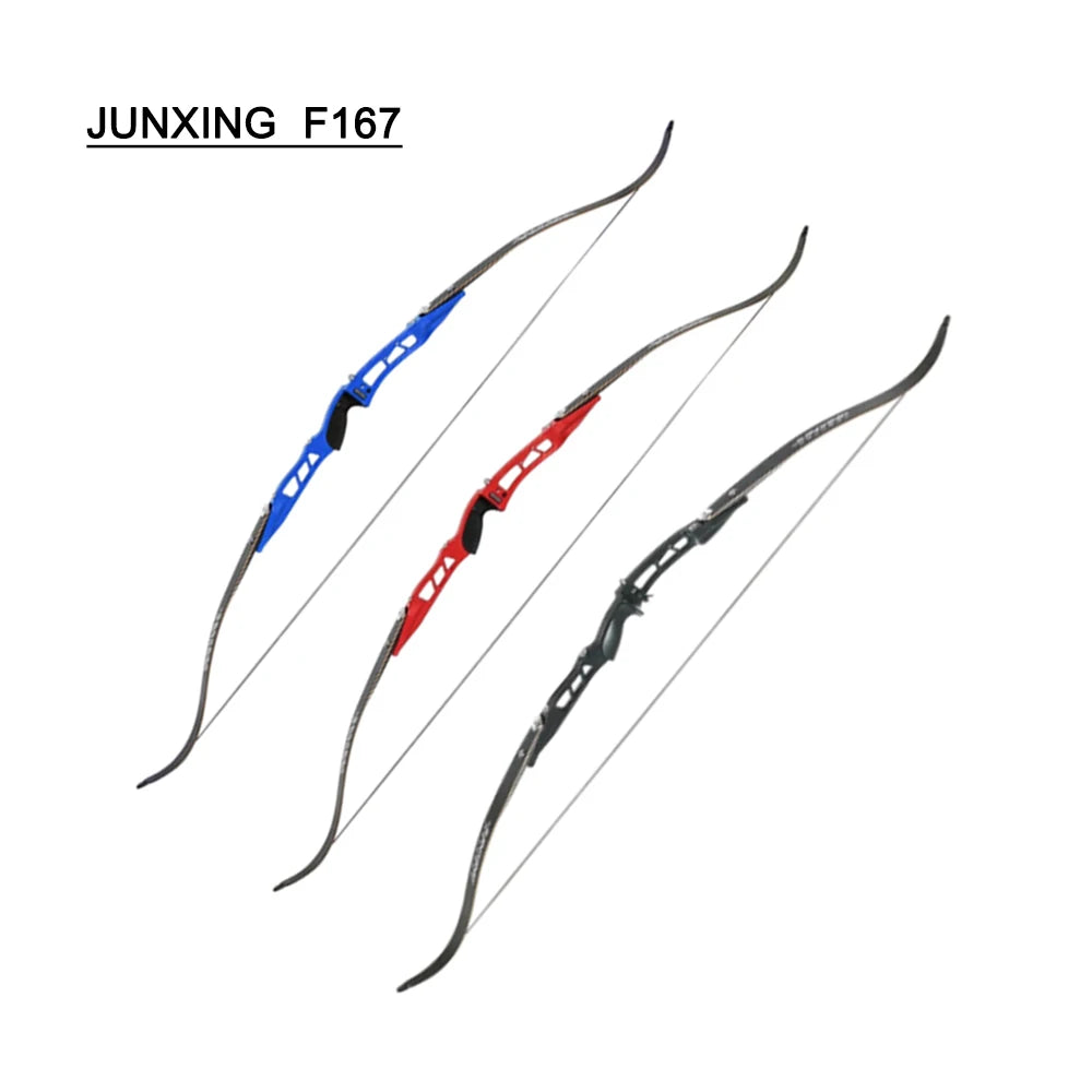 JUNXING F167 Recurve Bow 66 ILF 20-40lbs Archery Target Practice