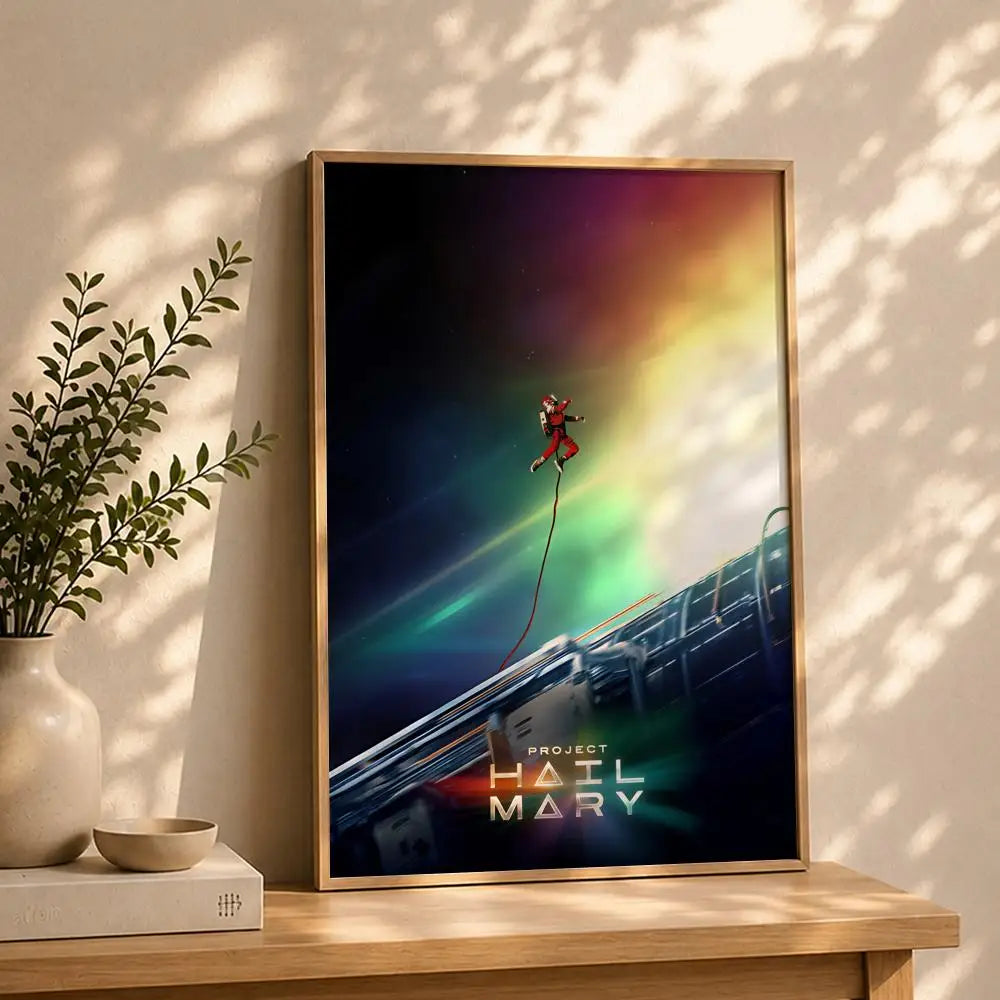 Project Hail Mary Movie Poster – HD Waterproof Self-Adhesive Art